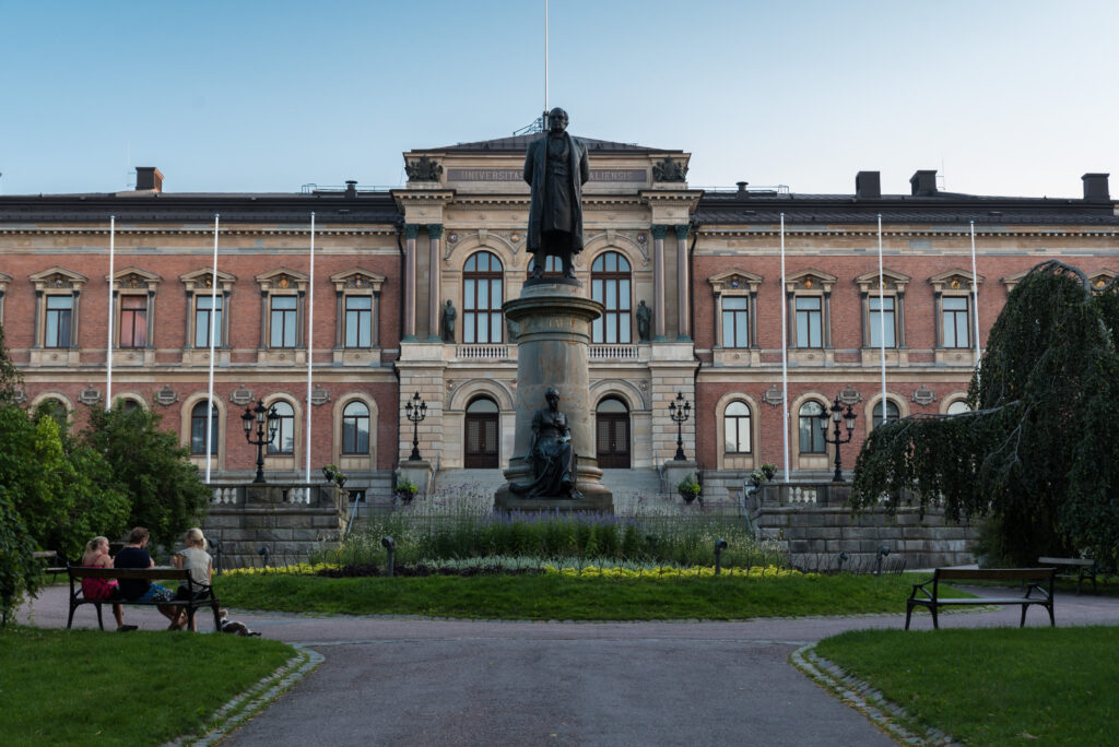 Uppsala University main building. Photo: Werner Lerooy / Shutterstock