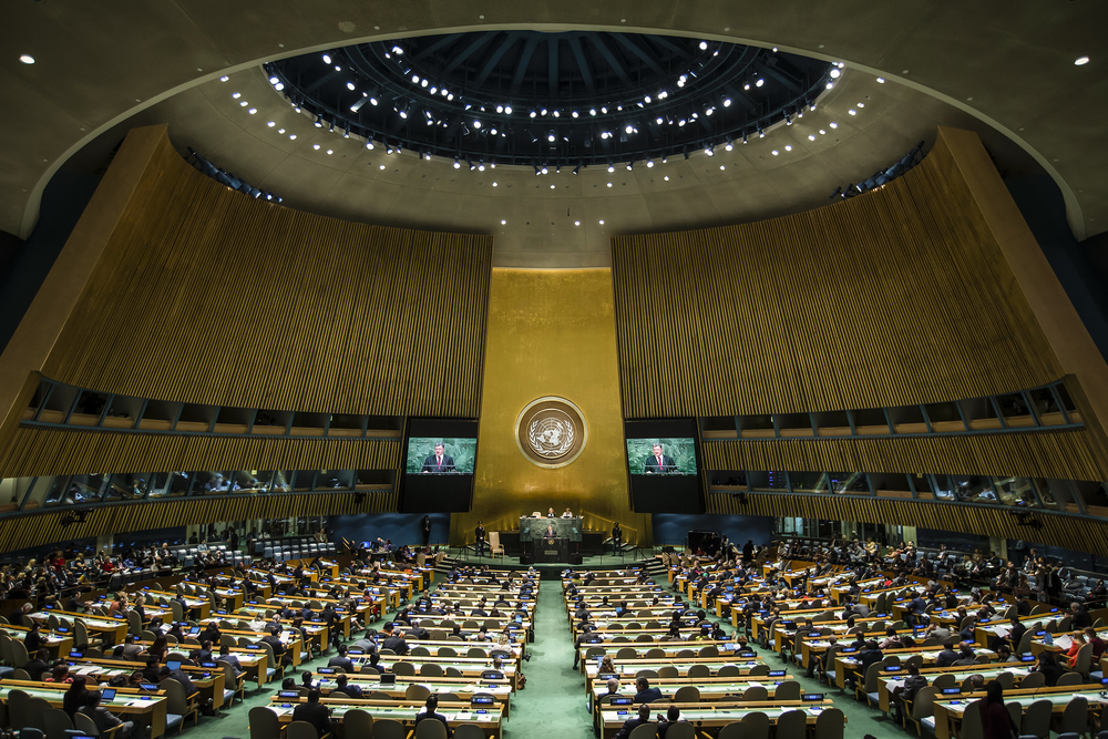 General Assembly of the United Nations in New York. Photo: Drop of Light / Shutterstock