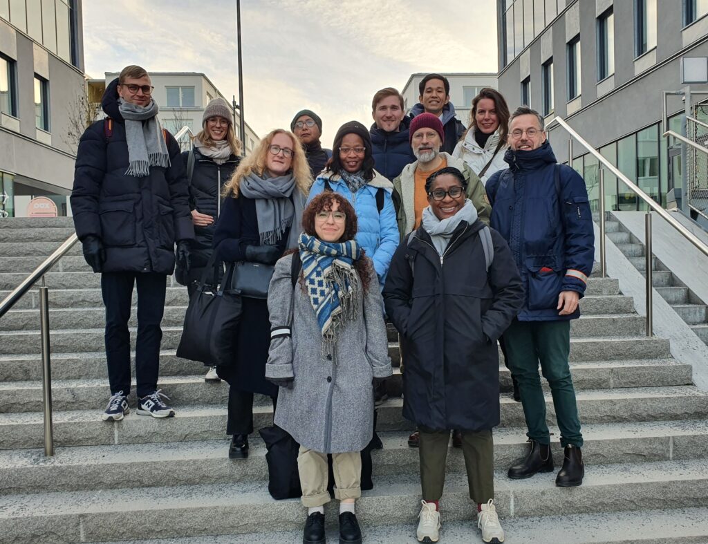 Group picture of PhD students and senior researchers after the workshop at Stockholm University.