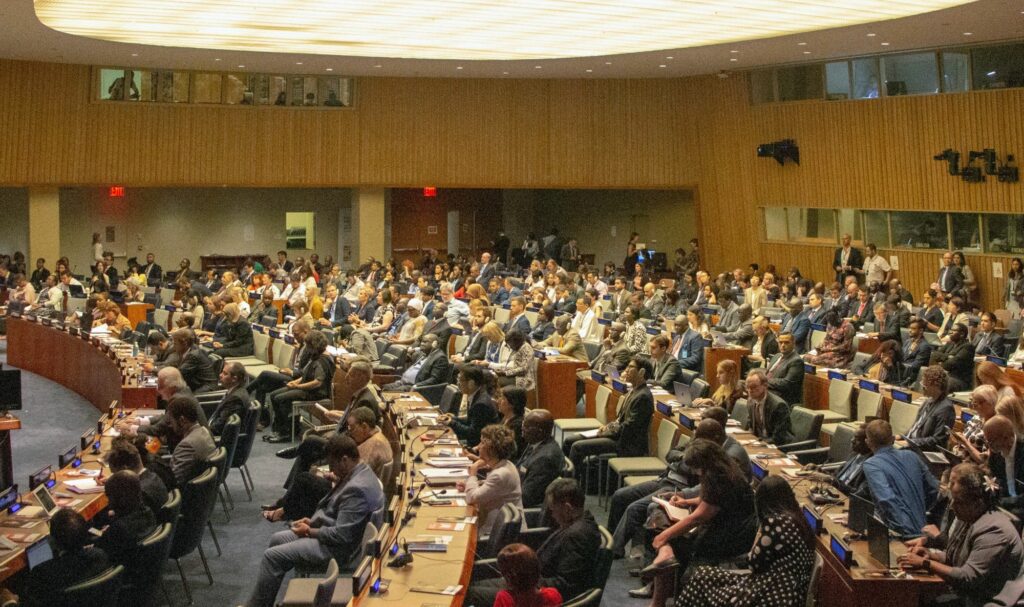 UN delegates in New York.